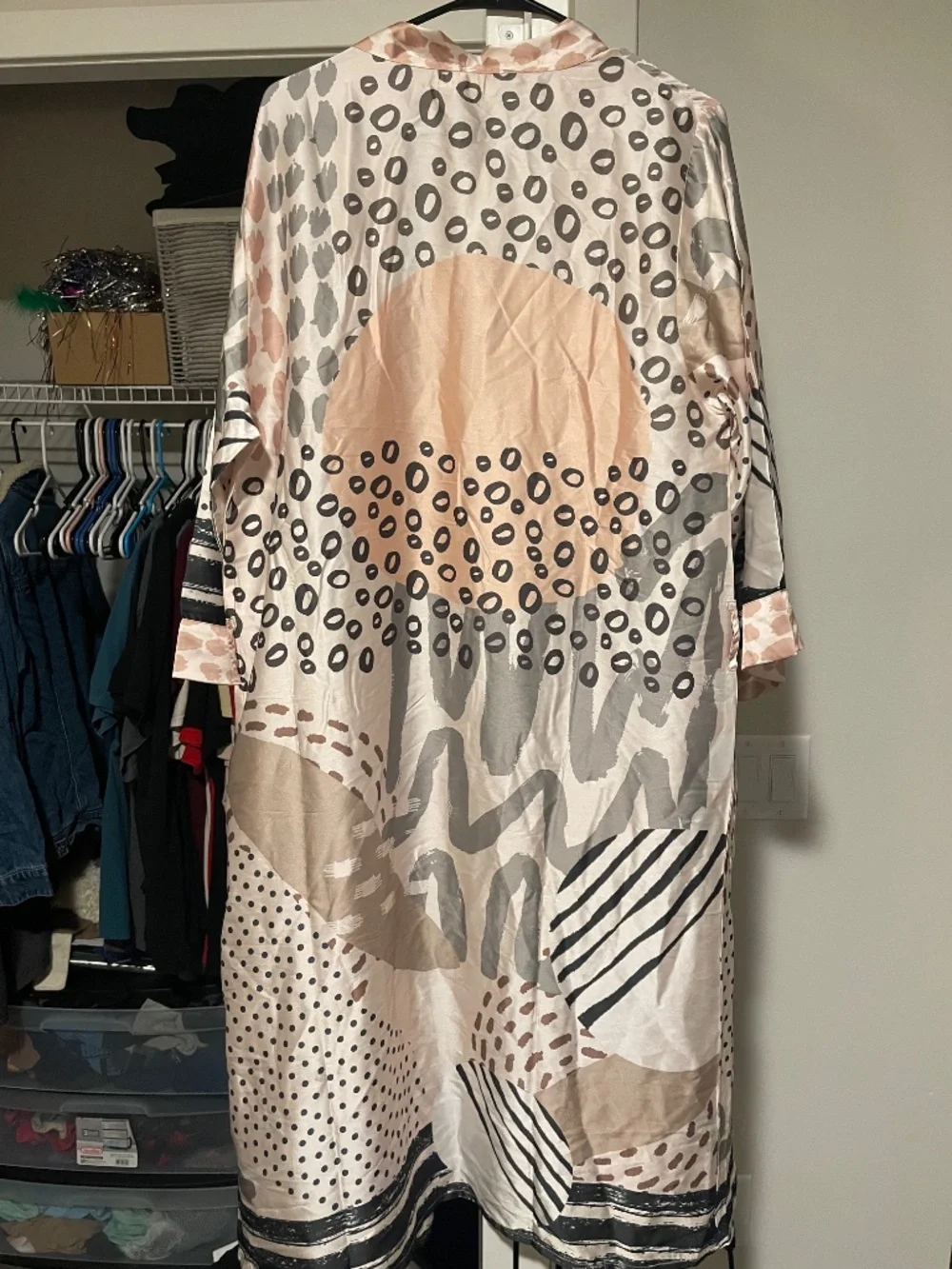 NWT Satin World Market Robe